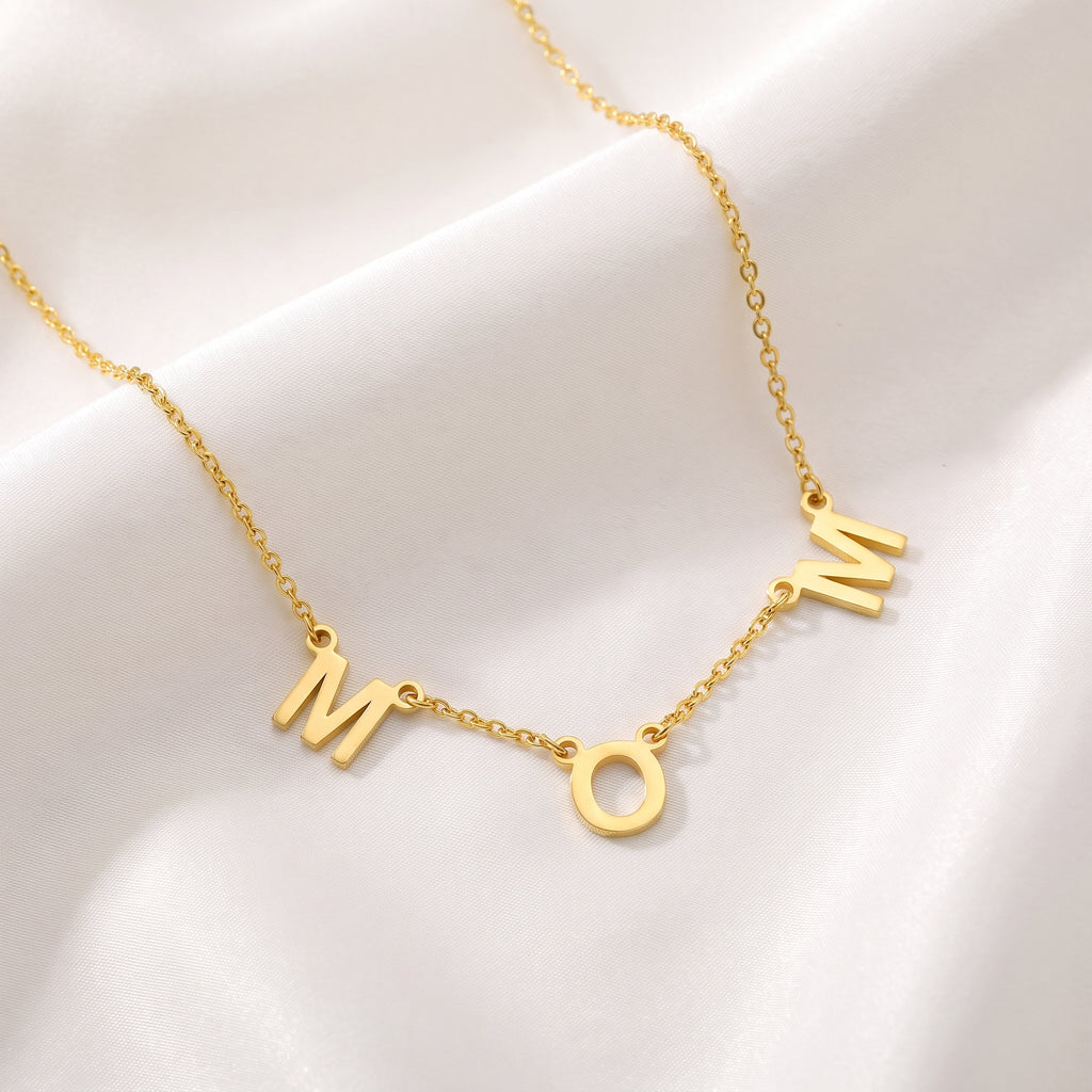 Personalized Initial Necklace – Dainty Gold Letter Necklace