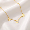 Personalized Initial Necklace – Dainty Gold Letter Necklace
