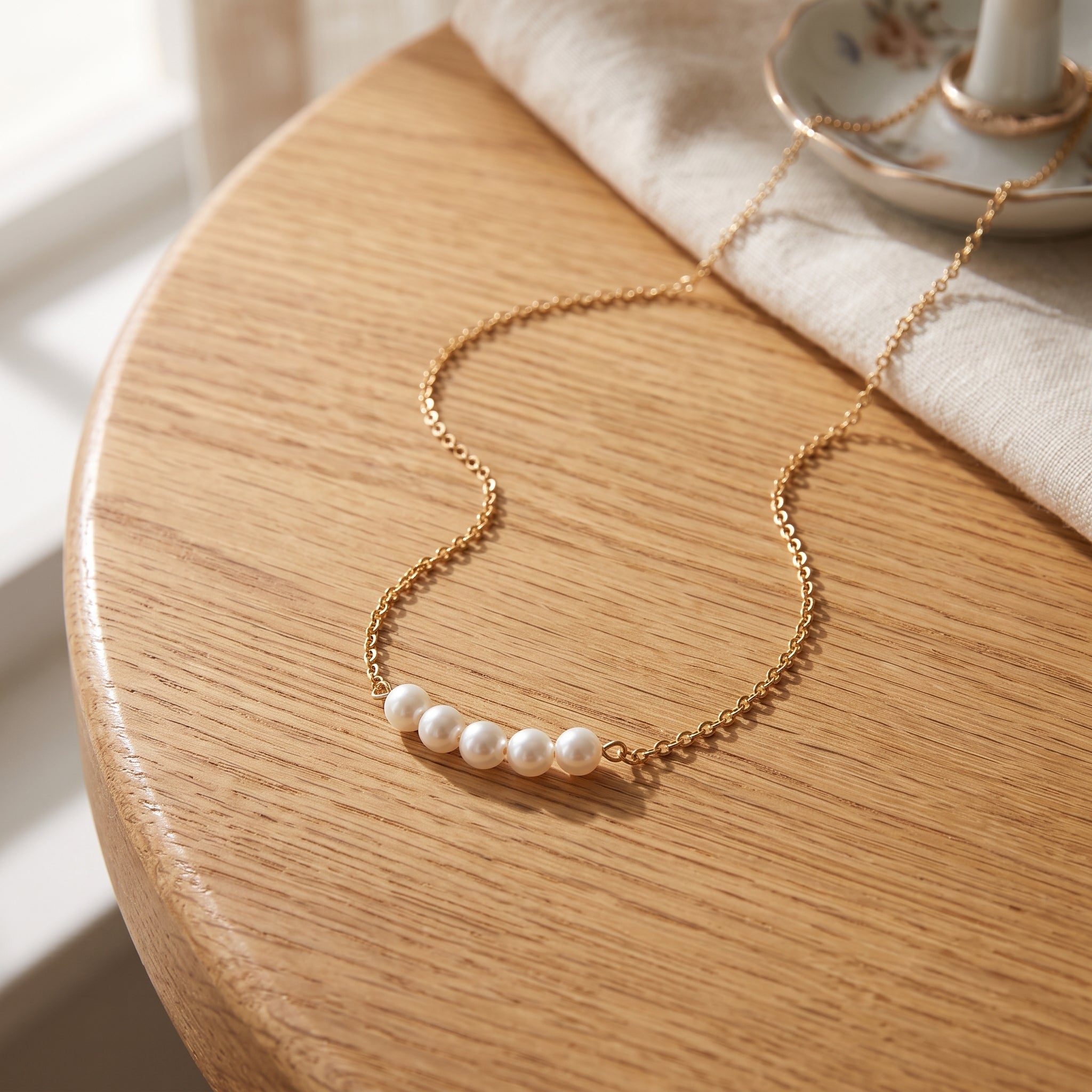 Artificial Pearl Pendant Necklace