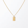 Personalized Initial Necklace | Custom Engraved Letter Pendant with Box Chain