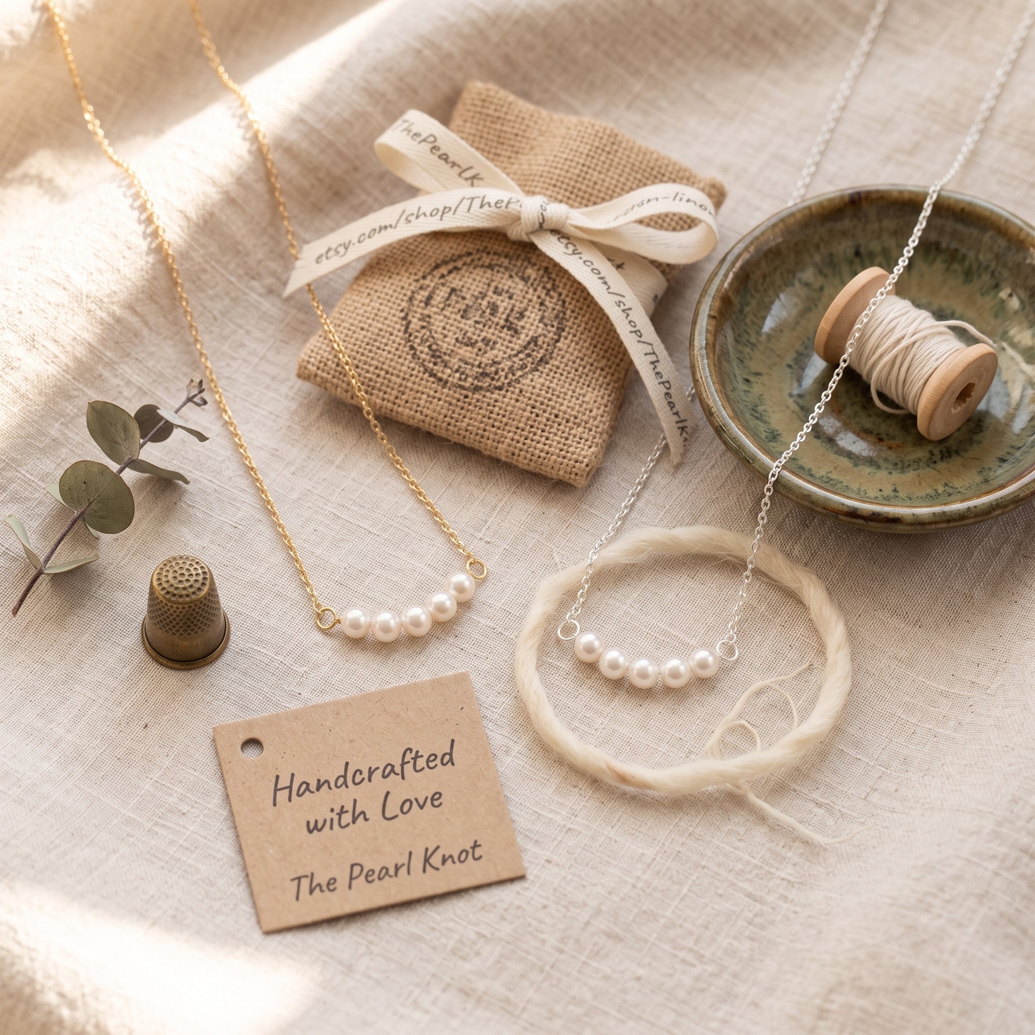 Artificial Pearl Pendant Necklace